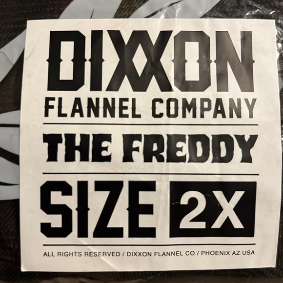 Dixxon “The Freddy” long sleeve Men’s flannel shirt. 2XL

New with tags! - Picture 2 of 4